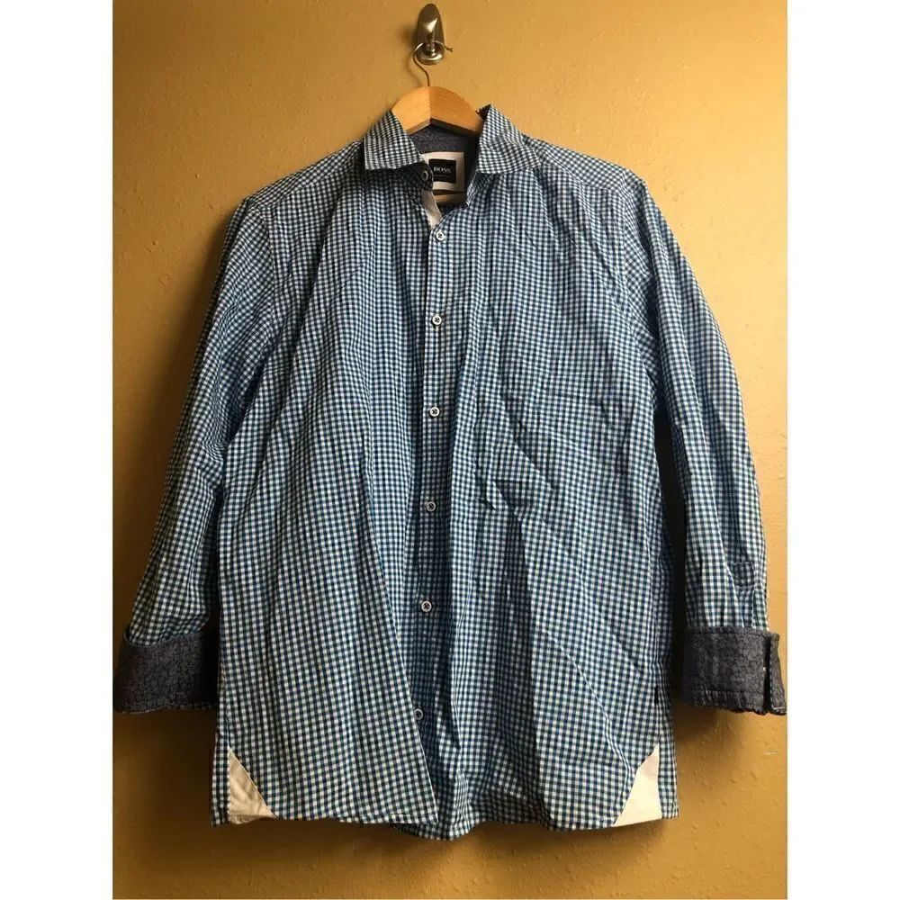 Hugo Boss Regular Fit Men's Dress Shirt Size M